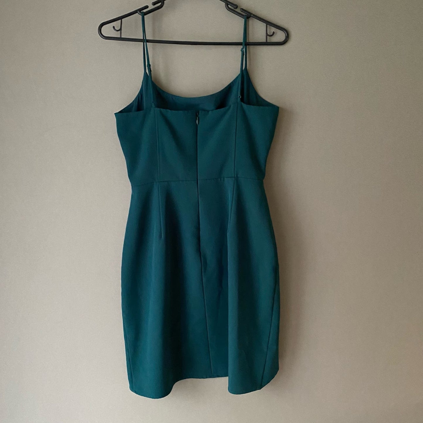 WAYF size small cut out green mini party dress