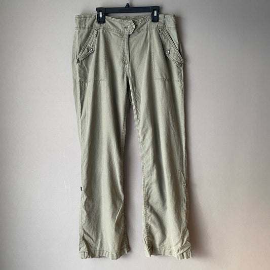H&M sz 10 green wide leg cargo pants