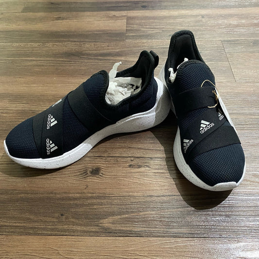 Adidas sz 8 black white slip on sneakers NWT