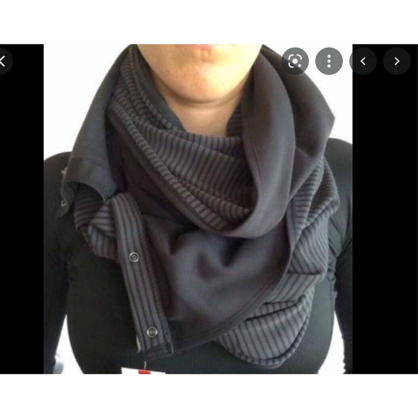 Lululemon sz 0/S vinyasa athletic neck stripe scarf
